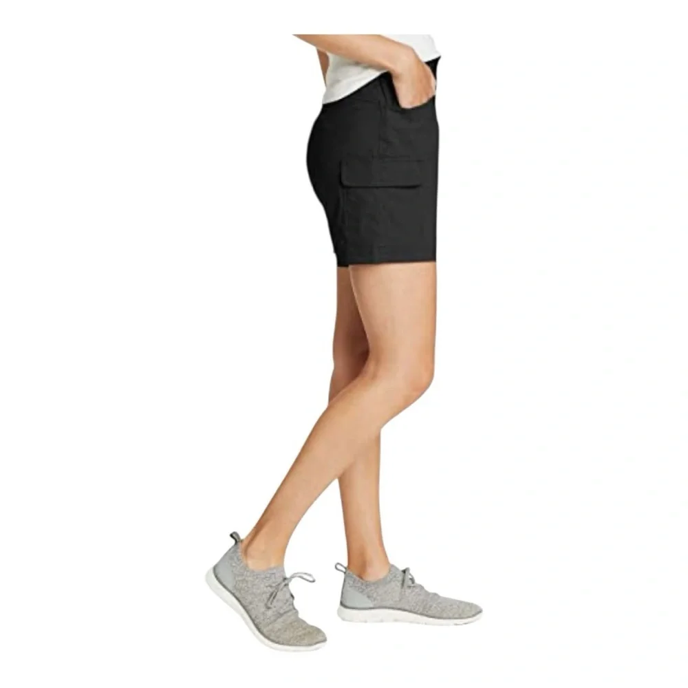 Eddie Bauer Women's Black Cargo Shorts